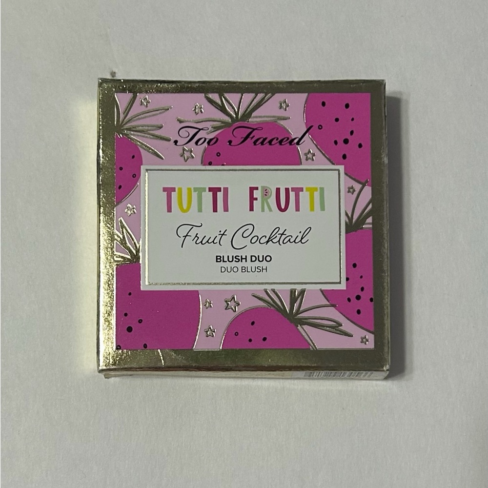Too Faced Tutti Frutti Blush Duo - Pink and Gold Packaging - Picture 2 of 3